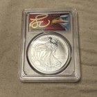 2003 $1 Silver Eagle PCGS MS70 Thomas Cleveland Signed #OK
