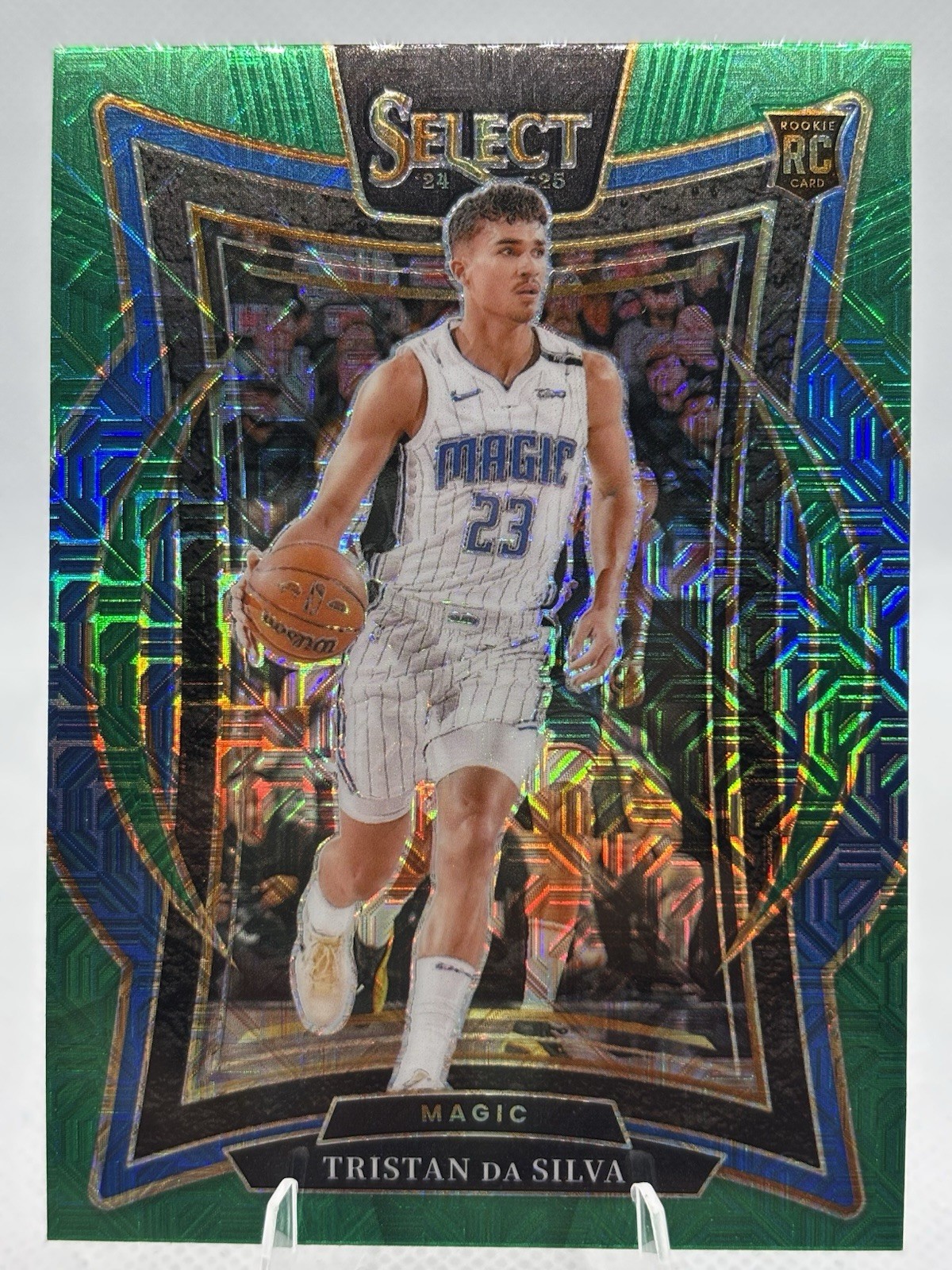 2024-25 Select Tristan Da Silva Concourse Green Mojo Prizm #83 RC SSP 