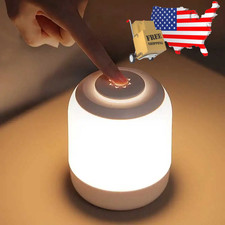 LED Camping Night Light 2400mAh Rechargeable Touch Dimmable Lamp Type-C