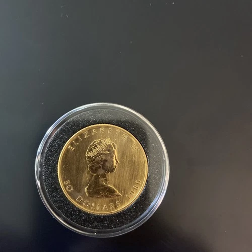 1980 Canadian Gold Maple Leaf 1 oz — photo from the most recent tracked eBay sale