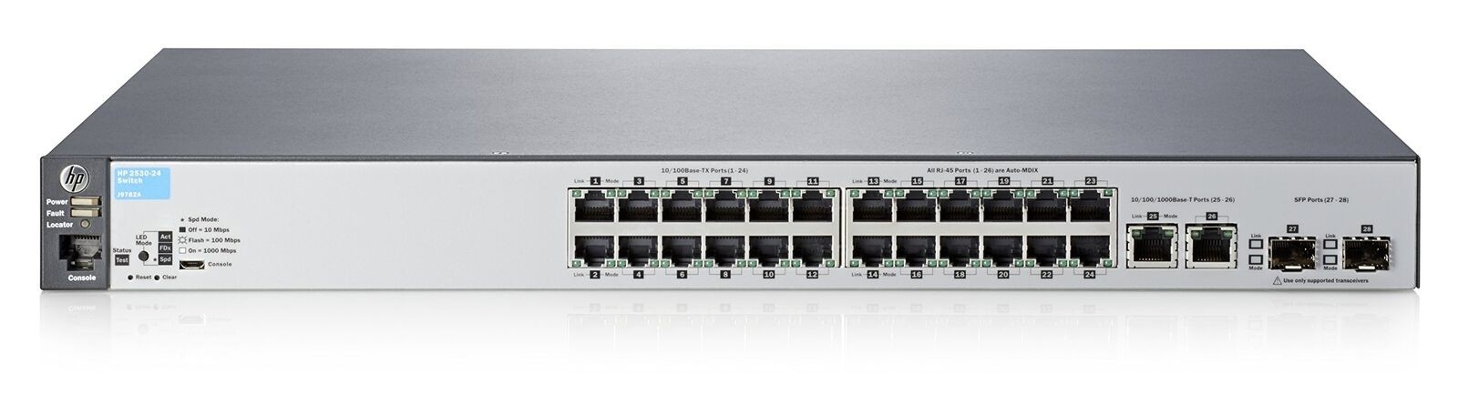 Commutateur HP J9782A 2530-24 avec ports SFP Gigabit pour une liaison réseau haute performance