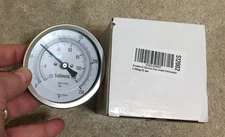 Solimeta 3" Dial Food Thermometer, Up to 250 Degrees, Lead Free  2" Stem, Silver