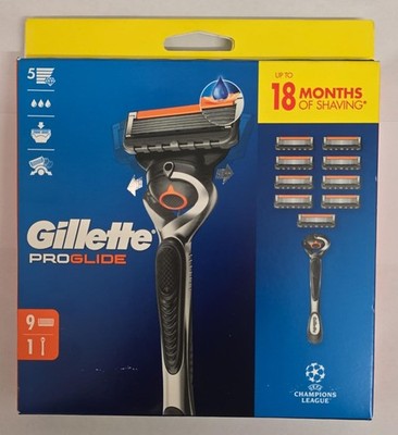 Gillette Proglide 1 Klingen 9 Nachfüllpackungen
