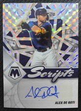 2022 Panini Prizm Alex De Goti #RA-AG Rookie Auto RC Astros
