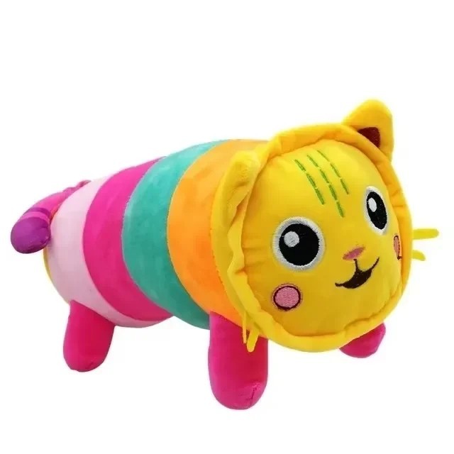 Gabby&rsquo;s Dollhouse 10" Plush Pillow Cat Purr-ific Stuffed Animals Plushie Dolls