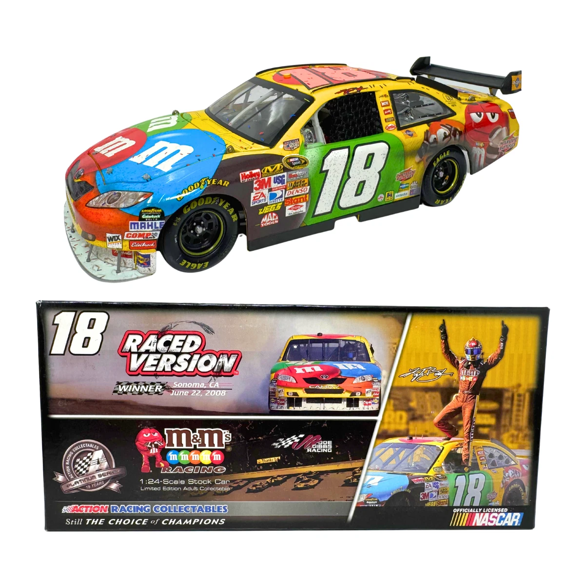 Kyle Busch Diecast Racing Cars 1:24 2008 Vehicle Year for sale | eBay