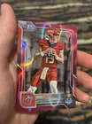 2025 Bowman Chrome University Football Pink Lava Refractor Ethan Vasko #36