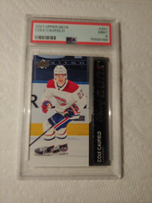 2021-22 Upper Deck Series 1 Canadiens MTL Young Guns PSA 9 Cole Caufield #201 NM