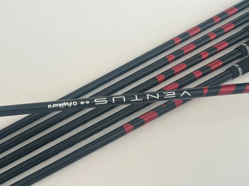 LEFT HANDED TAYLORMADE SIM MAX OS IRONS 5-PW REGULAR FLEX GRAPHITE SHAFTS - Image 3 of 4