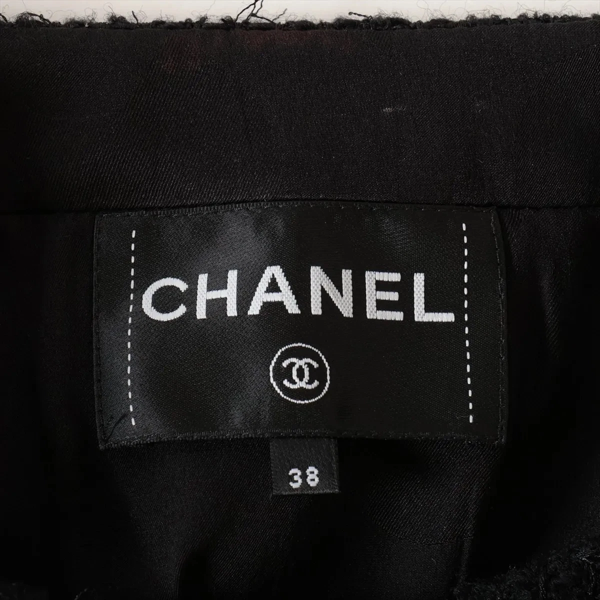 Chanel 24 anni giacca lana senza colletto 38 donna nero P76730V19676