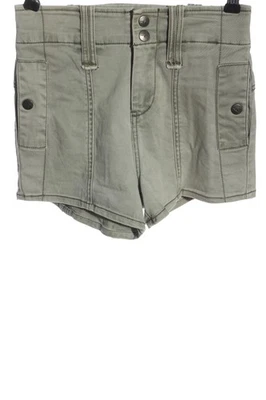 HOLLISTER Short taille haute Dames Pantalon court T EU 30 gris clair - Photo 1/4