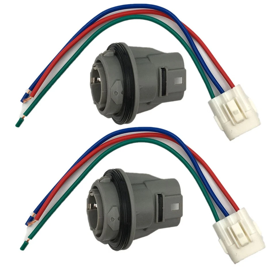 2x Arnés conector enchufe lámpara señal de giro delantero con kit de 3 cables para Honda Civic Foto 2 de 4