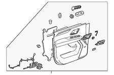 Genuine GM Door Trim Panel 85651088
