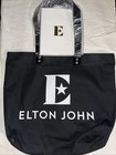 Elton John NEW Swag Tote Bag & Diary Journal Book Purple Lined Purse Messenger — photo 1