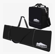 JOIEDOMI Travel Storage SNOWBOARD Ski  BOOT BAG SET Black 165 cm NEW