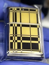 Zippo Lighter Philip Morris Lark Cigarettes 2008 Geometric Pattern
