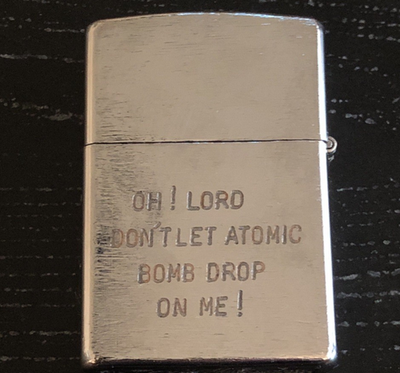 RARE Cambodia-Vietnam Zippo Lighter Original War Kompong Cham FCC