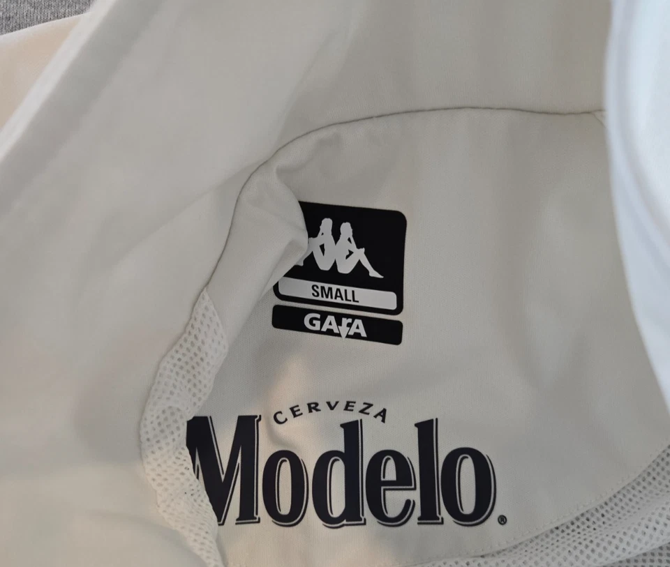 KAPPA x Modelo Jacket Mens Small White Arapi Soccer Windbreaker Full Zip Lined - Image 3 of 4
