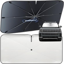 Windshield Sun Shade Umbrella for Hyundai Santa Fe 2019-2026 Heat-Reflective 