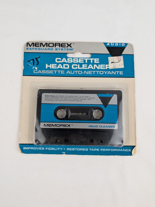 Memorex Safeguard System Cassette Head Cleaner Audio