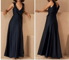 NWT SACHIN BABI TANSY CHARMEUSE WRAP MAXI DRESS, SZ 2