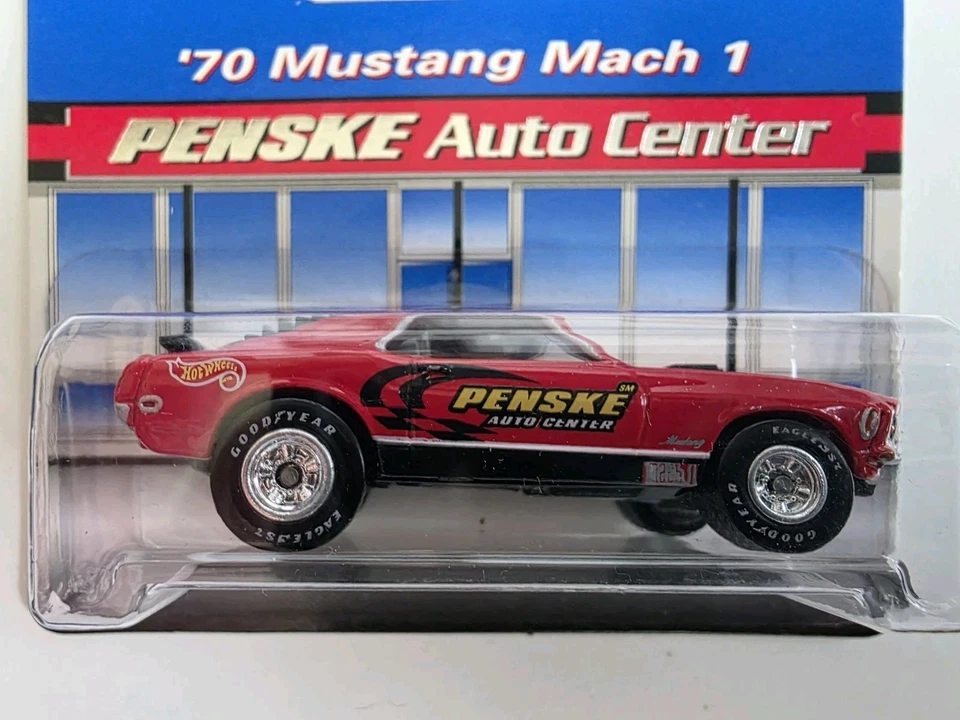 Vintage, Retro Hot Wheels '70 Mustang Mach 1 - 1999 Penske Auto Center Promo Car - Image 2 of 4