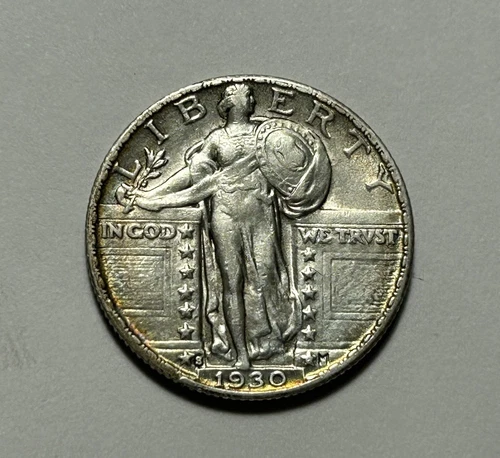 1930 S STANDING LIBERTY QUARTER XF-AU