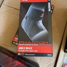 New! McDavid phantom ankle brace W/strap flex stay level 3 medium/large 8.5–9.5