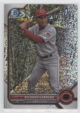 2022 Bowman Chrome Prospects Speckle Refractor /299 Ricardo Cabrera #BCP-158 1b3
