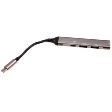 USB-C Adapter 4-in-1 Hub PD TYPE-C Charger Port USB Splitter for Cell Phones