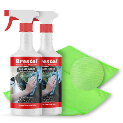 (15,27 /L) 2x 750 ml GLASREINIGER gebrauchsfertig Autoscheiben Reiniger Glastuch