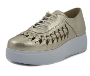 scarpe platform oro