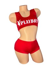 EXOTIC DANCEWEAR  2 PC Red