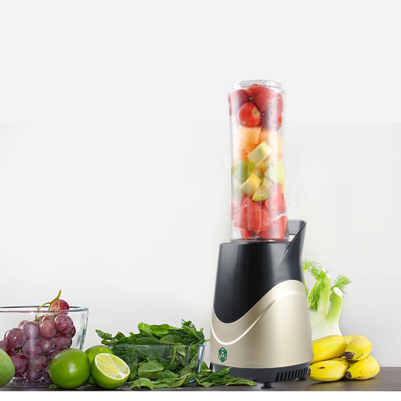 Portable Travel Black Blender 300W with 18 oz BPA Free Bottle Smoothies Mixer