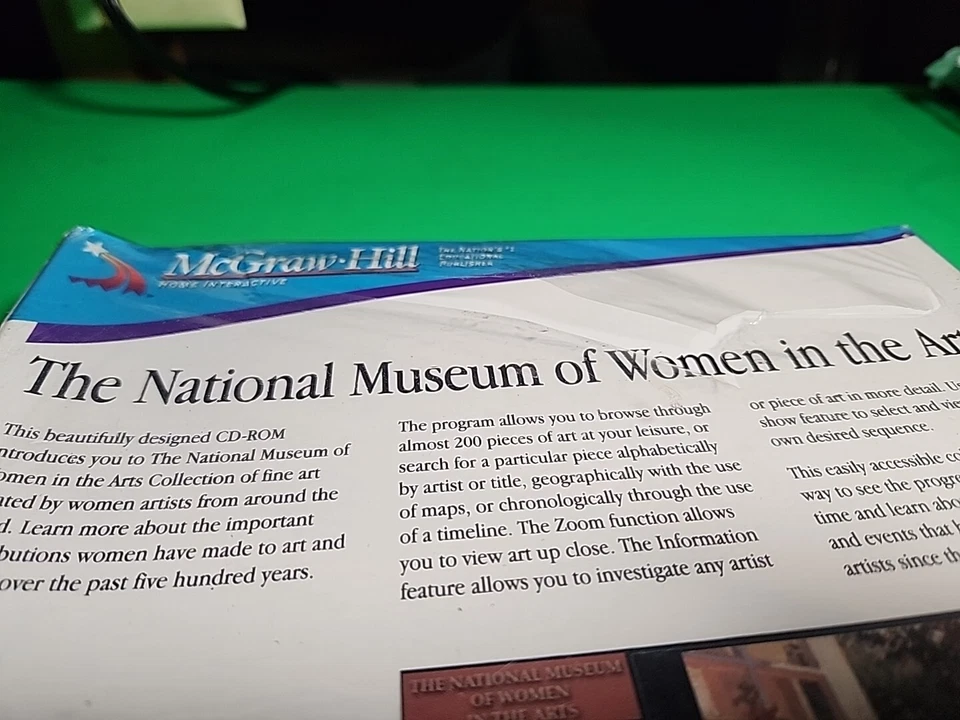 Mcgraw Hill Women In The Arts Collection CD ROM NOS Sealed BIG BOX Windows Mac - Image 3 of 4