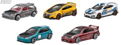 Hot Wheels HONDA CIVIC ANNIVERSARY 5台セット GDG44 HFW38 979V | Honda Civic Anniversary Themed Assortment
