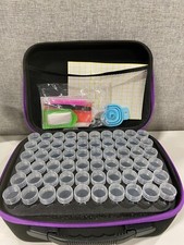 Diamond Painting Storage Boxes, 120 Slots Bead Storage with 5D Diamond Art Acces