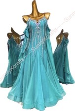 SunnyK Waltz Tango st Dance Dress Salsa Costume Stardard Ballroom Competition