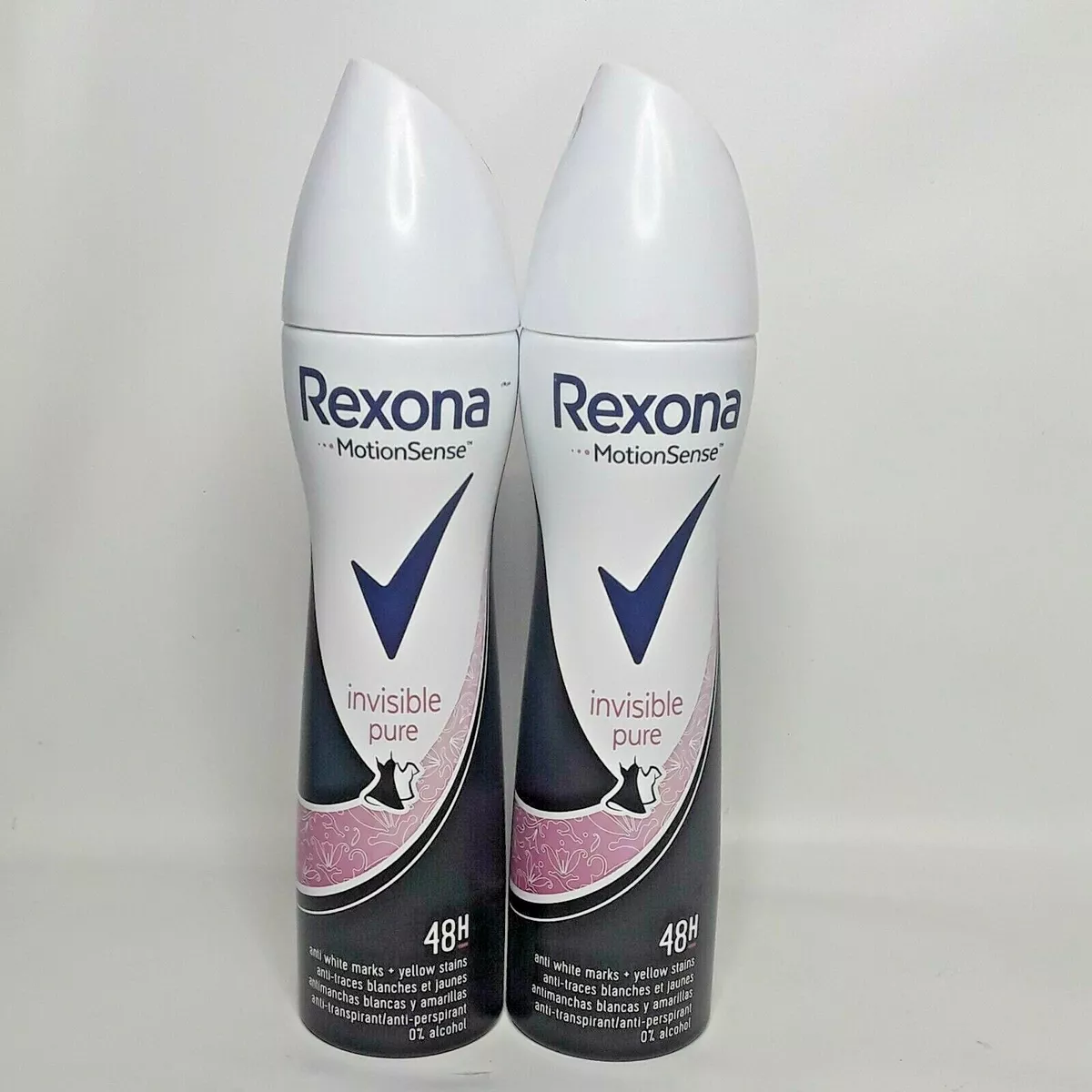 Rexona Invisible Pure 48 Hour Body Spray Deodorant, 7oz., 200 ml, 0%  Alcohol!