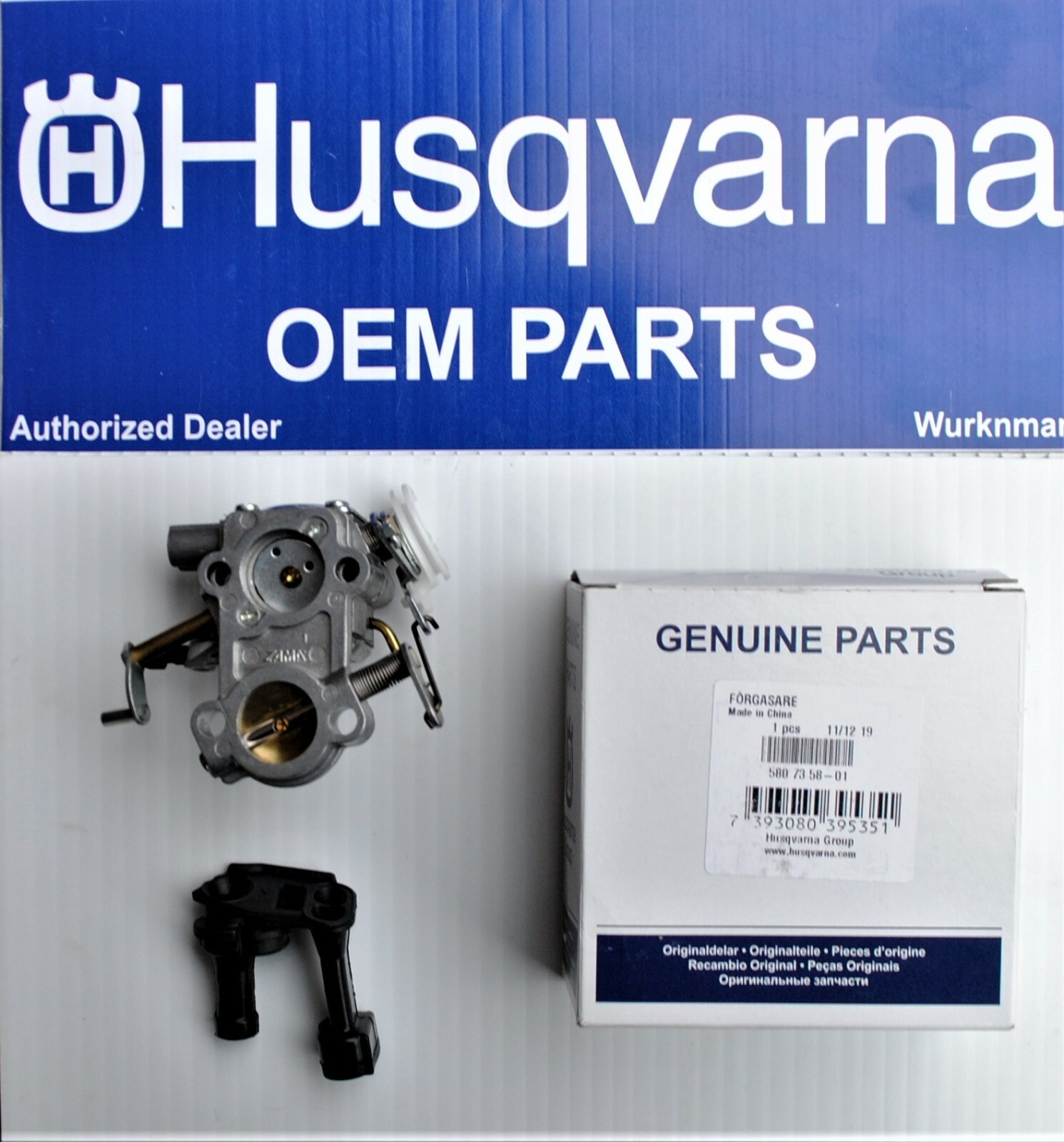 Genuine Husqvarna Zama Carburetor 580735801 C1MEL28 503283301 eBay