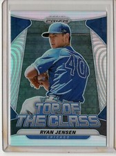 2020 PANINI PRIZM BASEBALL SILVER PRIZM RYAN JENSEN TOP OF THE CLASS CUBS 