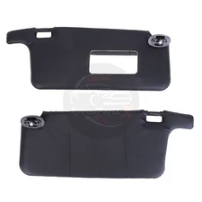 For Honda Civic 1996-2001 Interior Sunvisor Pair LHD Black 2x TYT307020005B