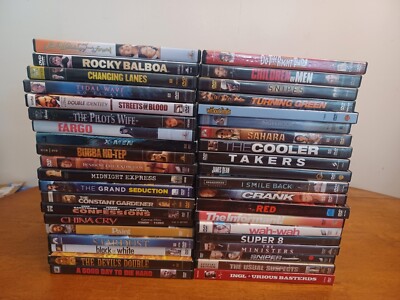 Wholesale Lot 40 Used DVDs Assorted Bulk Video DVDs Movies Very Good Condition