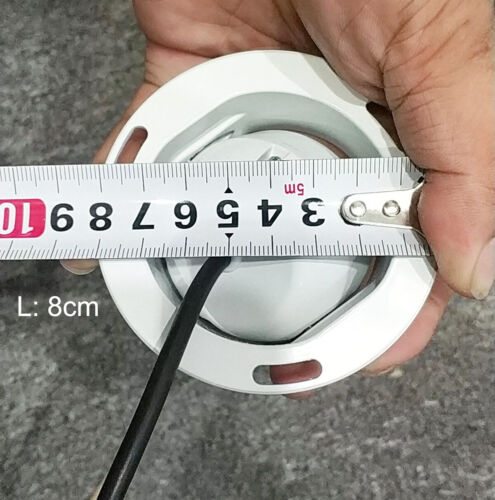 White 4 PIN Dome CCD 12 IR Reversing Rear View Camera Night Vision For Caravan - Picture 6 of 12