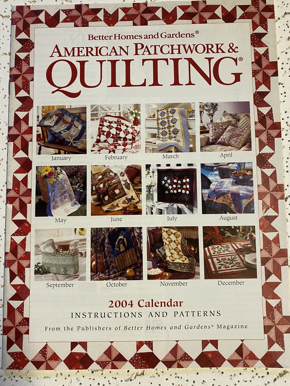 American Patchwork & Quilting 2004 Calendar Better Homes Paperback | eBay