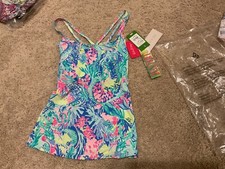 Lilly Pulitzer Luxletic Bra Tank,  Meryl Nylon Avida  size XXS, NWT