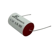   JFcomponents 4.7uF 400V MKP Metallized Poly Capacitor for crossover. 