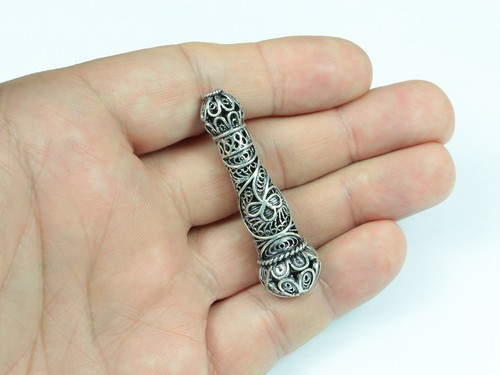 Enorme Imam Plata 925 Cuentas de Oración Islámica Diseño Hacer Reparación Tesbih 610089 - Imagen 7 de 7