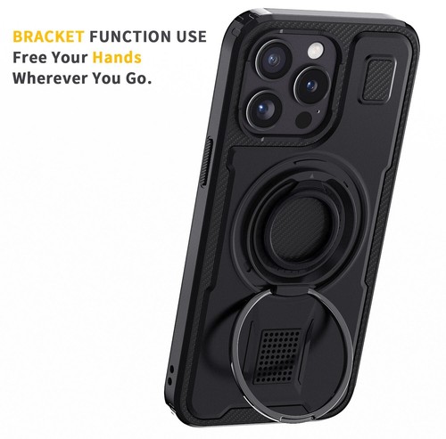 For Apple iPhone 13 Pro Max/13/13 Pro Heavy Duty Ring Kickstand Ring Case Cover - Picture 5 of 60