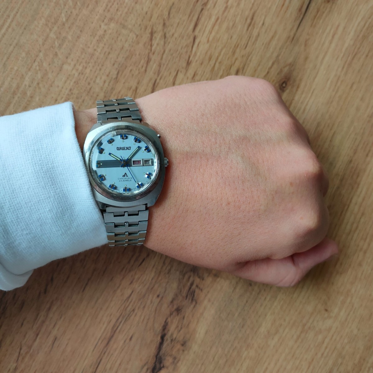 【激レア】ORIENT MUSIC ALARM 腕時計 激レア】ORIENT MUSIC ALARM 腕時計 Rare Vintage Orient Alarm